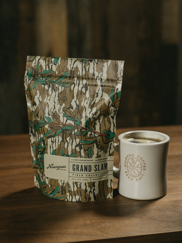 Field Collection: Grand Slam Coffee Blend - Mossy Oak Greenleaf