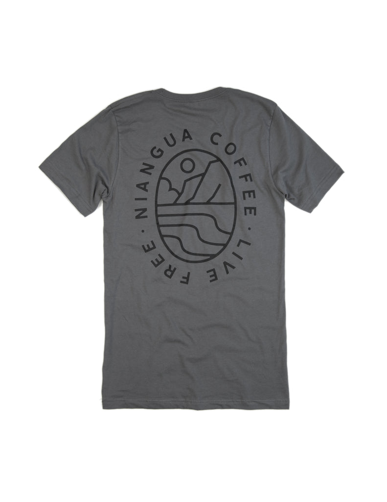 Dolomite Moon Valley Pocket Tee Shirt - Back
