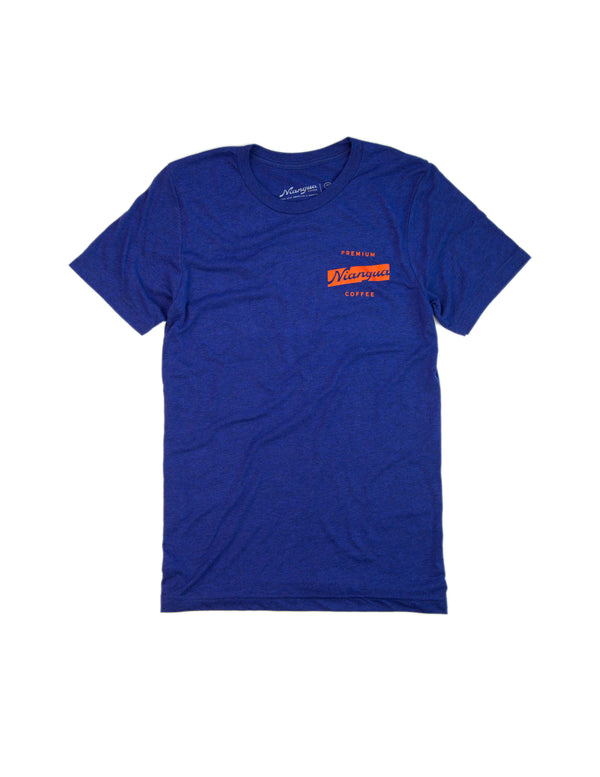 Blue Campground Tee Shirt - Front